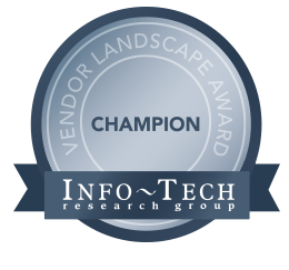 ServiceDesk Plus recognized as a champion by Info-Tech Research Group