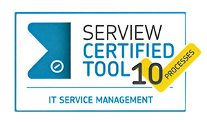 ServiceDesk Plus receives the SERVIEW CERTIFIED TOOL award for ten IT service management processes