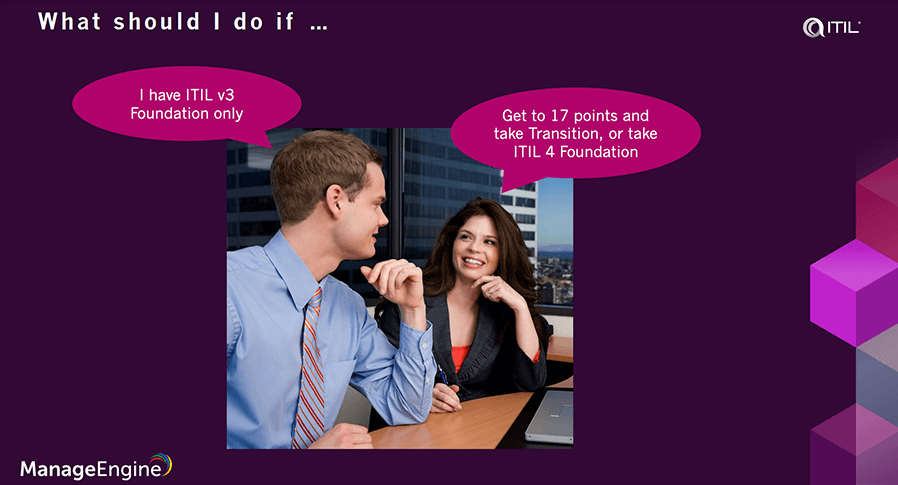 Transition to ITIL 4