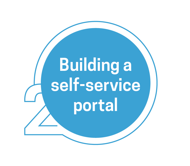 Web self service portal